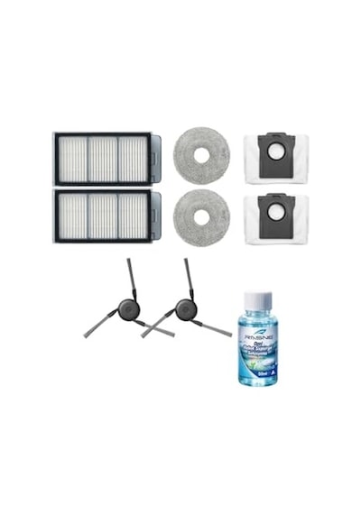 Dreame L40s Pro Ultra İle Uyumlu 2 Yan Fırça 2 Filtre 2 Mop 1 Deterjan 2 Toz Torbası Genel