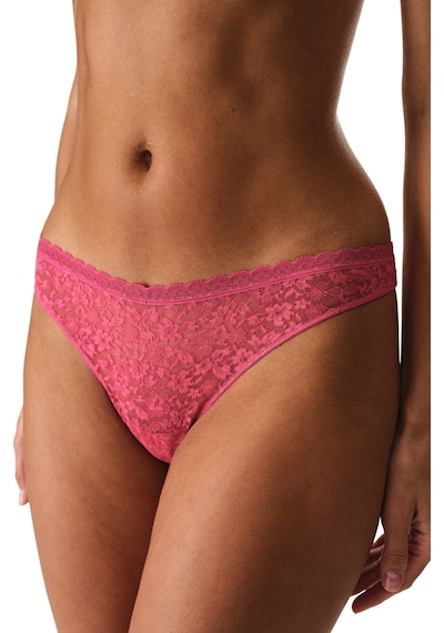 Penti Fuşya Easy Lace Dantel V Model Tanga Külot