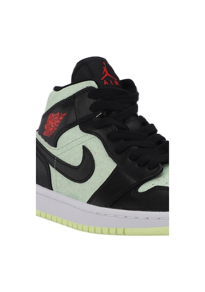 Nike Wmns Aır Jordan 1 Mıd Se Kadın Siyah / Yeşil Sneaker Siyah / Yeşil