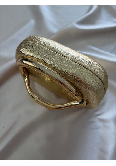 Öznora Babil Model Gold Desenli Abiye El Ve Omuz Çantası Çok Renkli
