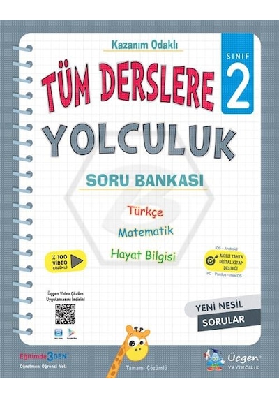 Üçgen 2.Sınıf Tüm Derslere Yolculuk Soru Bankası
