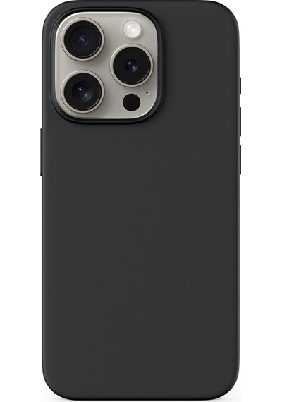 Epico Apple Uyumlu iPhone 15 Pro Max Mag+ Silikon Kılıf Black Siyah