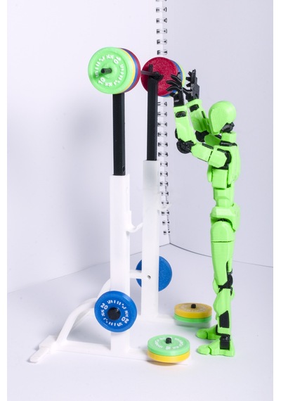 Baskı Koleksiyon Dummy Figür Overhead Press Yapan Hareketli Eklemli Pozlanabilir Figür