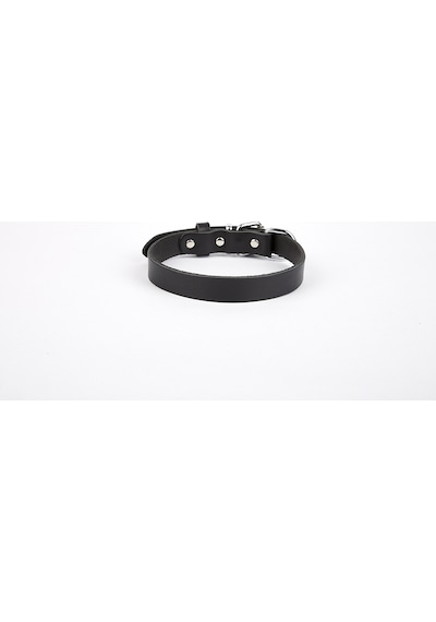 Doggie Deri El Yapımı Köpek Boyun Tasması 1,5x20-26 Cm Siyah Diğer