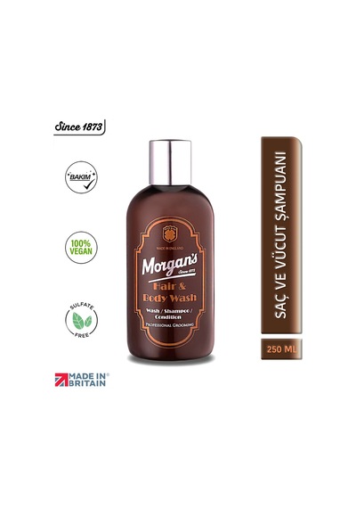 Morgan's Pomade Hair & Body Wash - Saç Ve Vücut Şampuanı 250 ML