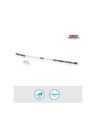 Gardena 14774-20 Akülü Teleskopik Yüksek Dal Makası Highcut 250/18v P4a Set