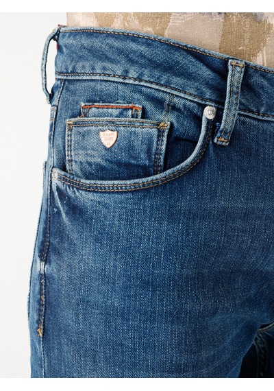Colin's Colins 044 Karl Regular Fit Düşük Bel Düz Paça Mavi Erkek Pantolon Cl1065433 001