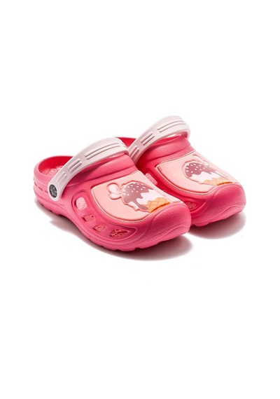 Twigy Jess Çocuk Sabo Terlik Pembe 30/35 DD1003 Pembe