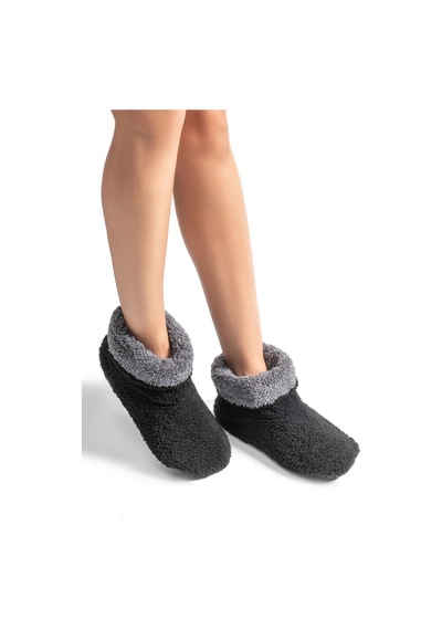 Twigy Comfy Kadın,Garson Boy Ev Botu Siyah 36/41 AA0811 Siyah