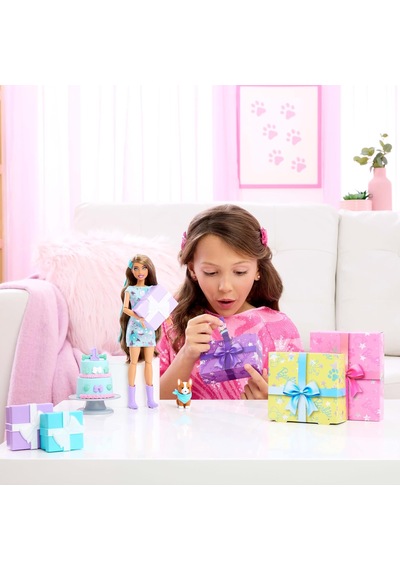 Barbi E Party Unboxed Köpeğimin Doğum Günü Serisi Jfg72