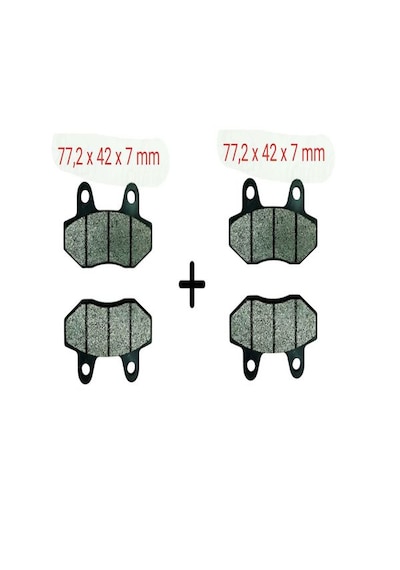 Rx3i Evo Uyumlu Arka Fren Disk Balatası Em 2 Set