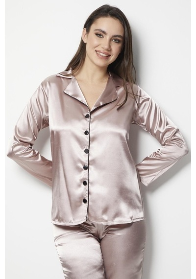Doremi Miorre Uzun Kol Bayan Pijama Takım Saten