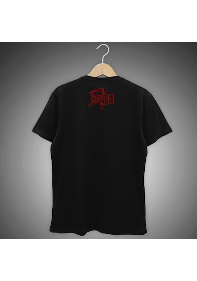 Death Rock Band Siyah Tişört Siyah