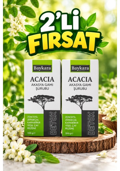 Akasya Gamı Şurubu İkili Fırsat 2x350 Ml