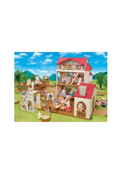 Epoch 5708 Sylvanian Families Işıklı Şehir Evi Gizli Oyun Odalı +3 Yaş