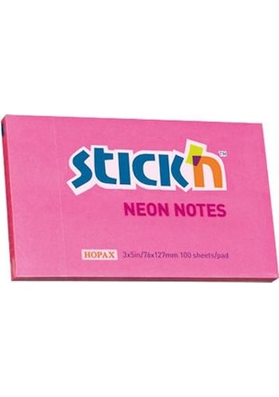 Hopax Ypş.Not Kağ.76x127 Neon Pembe
