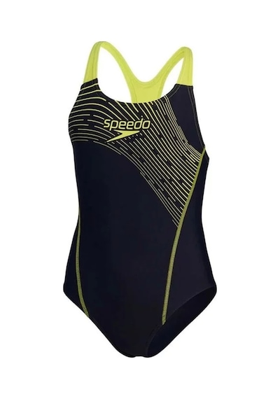 Speedo Tek Parça Kadın Yüzme Mayosu Siyah-yeşil Siyah-yeşil