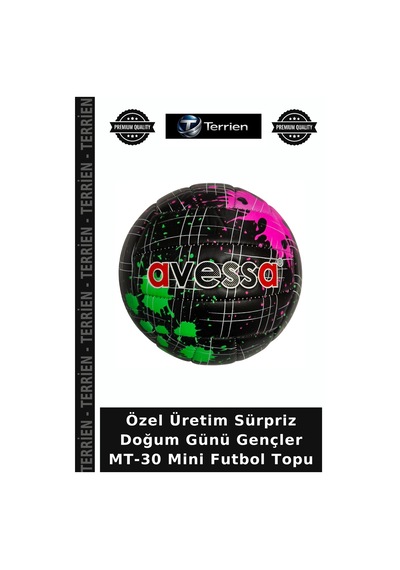 Özel Üretim Sürpriz Doğum Günü Gençler Mt-30 Mini Futbol Topu Çok Renkli