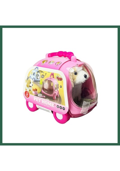 Bezos Jnd-6802 Taşıma Araba Çantalı Hareketli Pilli Köpek Set -vardem Oyuncak Bzs01