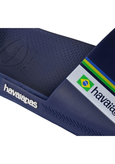 Havaianas Slide Brasil Navy Blue Erkek Terlik-4760 Lacivert