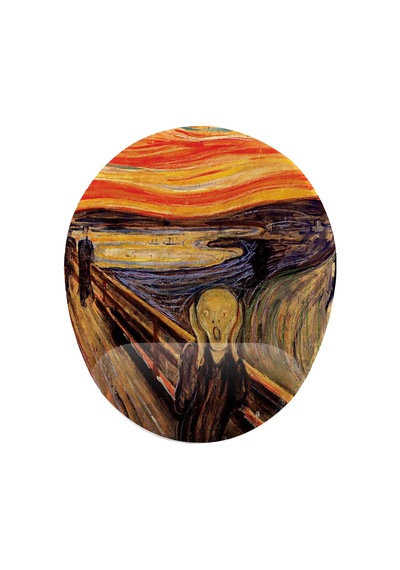 Çığlık Scream Bilek Destekli Mouse Pad