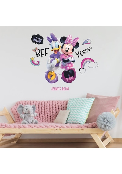 Roommates Rmk5156gm Minnie Mouse Soy Ve Yapıştır Alfabeli Dev Duvar Çıkartmaları Genel