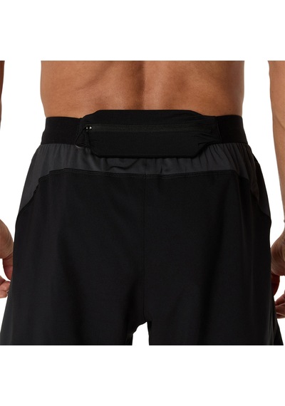 Asics Road 2n1 7ın Short Erkek Siyah Gri Şort 2011d246-001 Siyah