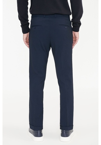 Ac&Co / Altınyıldız Classics Slim Fit Dar Kesim Klasik Yan Cep Erkek Pantolon - Lacivert