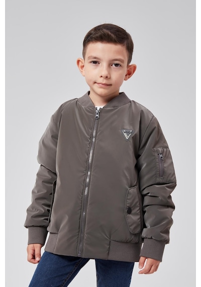 Benitto Kids Benittokids Erkek Çocuk Bomber Ceket 51319 Gri