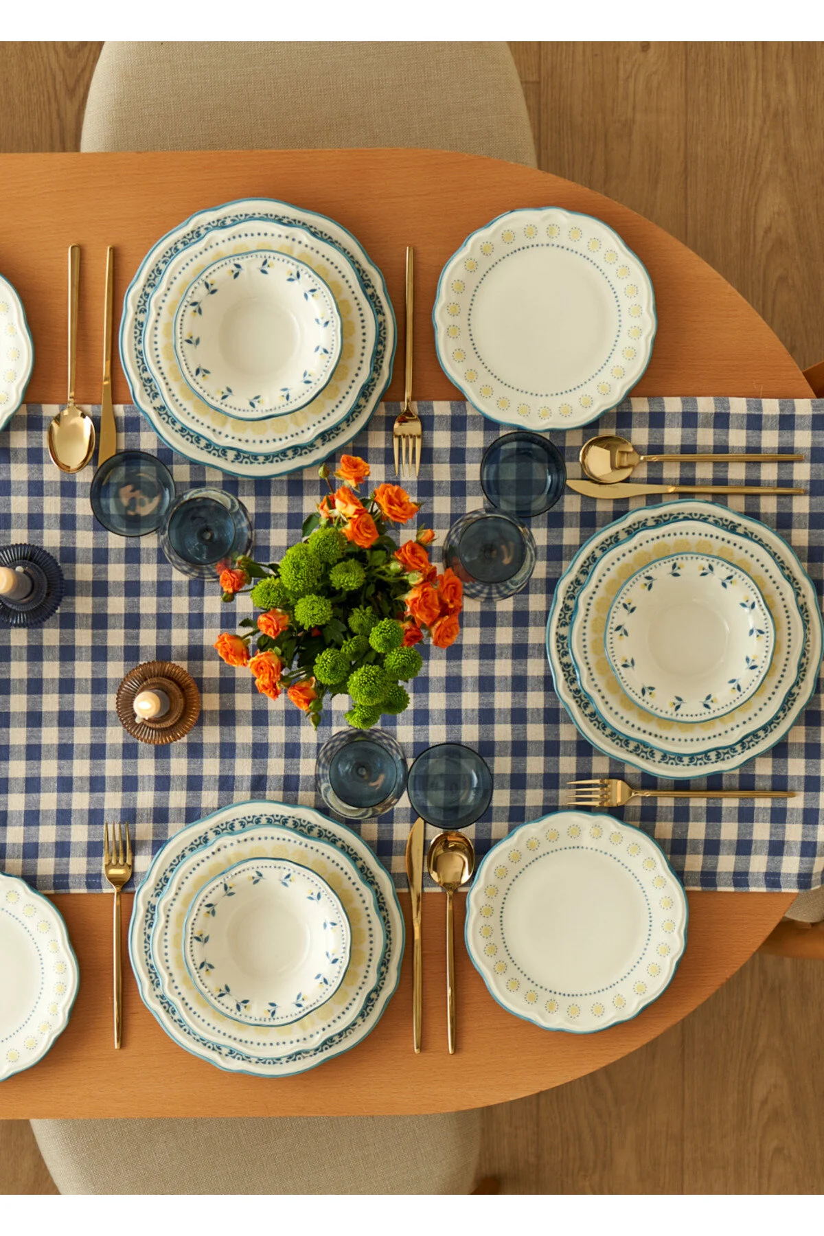 Bella Maison Mabel 36 Parça Sofra Seti Çok Renkli