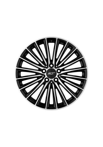 Agt Wheels 18 İnç 5x112 Et38 Parlak Siyah Jant Takımı J-6215