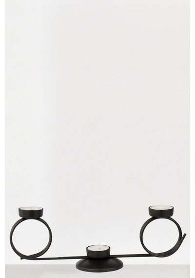 Lumina 3.lü Tealight Mumluk Siyah