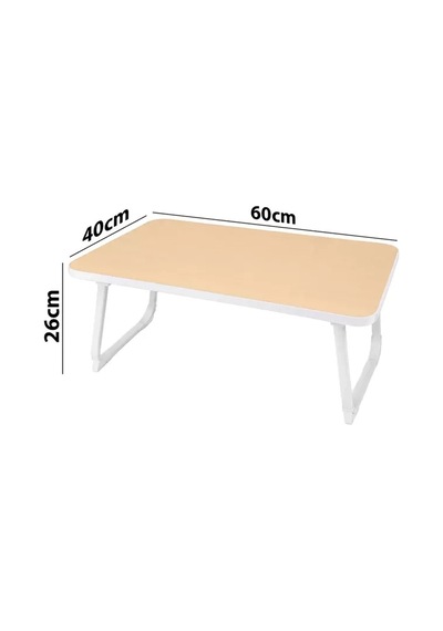 Hubrendy Sh Sunup Sn-29693 Katlanabilir Laptop Masası Ve Yatak Koltuk Üzeri Tepsisi Ahşap Desen 60x4