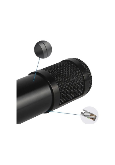 Kondanser Mikrofon, Ses Kaydı Ve Yayın İçin Uygun, +48v Phantom Power