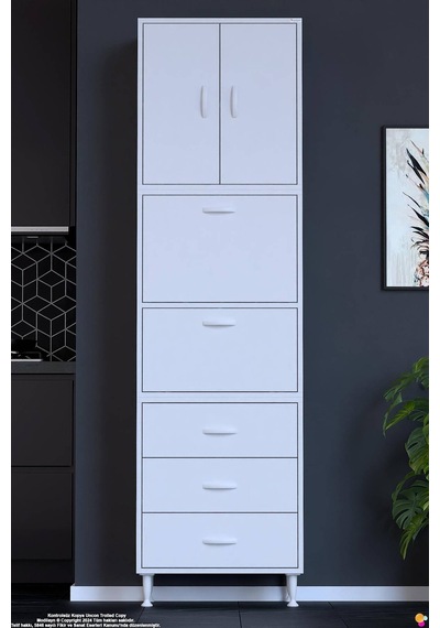 Ekin 65 Cm Bakliyat Dolabı Kahve Köşesi 3 Çekmeceli Çok Amaçlı Mutfak Kiler Banyo Dolabı Beyaz Ekin 65 Cm Bakliyat Dolabı Kahve Köşesi 3 Çekmeceli Çok Amaçlı Mutfak Kiler Banyo Dolabı Beyaz