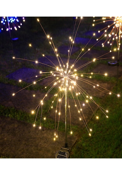 2 Li 40 Tel 120 Led Güneş Enerjili 8 Mod Solar Animasyonlu Bahçe Balkon Parti Süsleme Peri Led Topu Gün Işığı