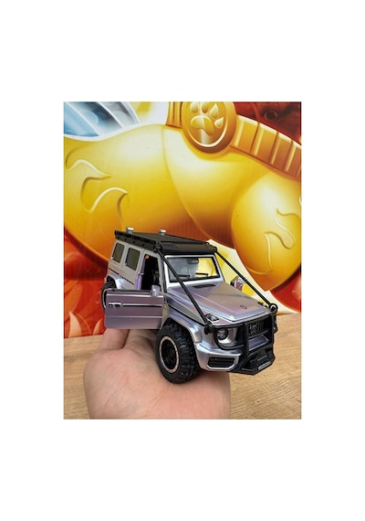 Mercedes Benz G63 G550 Model Araba Plastik Sesli Işıklı Açılan Kapılar Mercedes Brabus G550 Çok Renkli