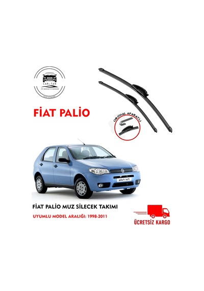 Fiat Palio Ön Cam Silecek Seti Araca Özel  Aparat (1998-20