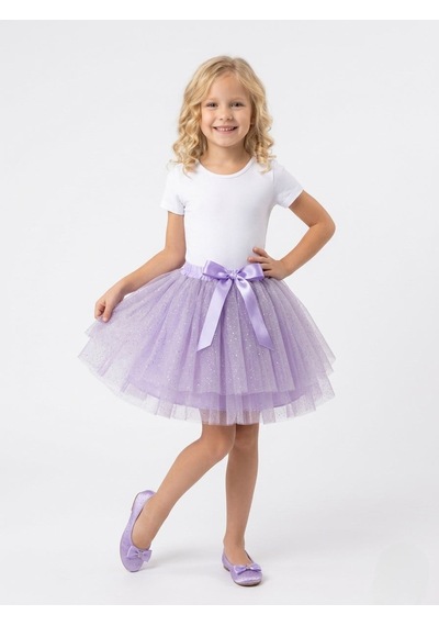 Name Baby & Kids Kız Çocuk Simli Etek Nbk-25501 Lila