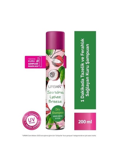 Urban Kuru Şampuan 200ml. Sparkling Lychee Breeze Tüm Saç Tipleri