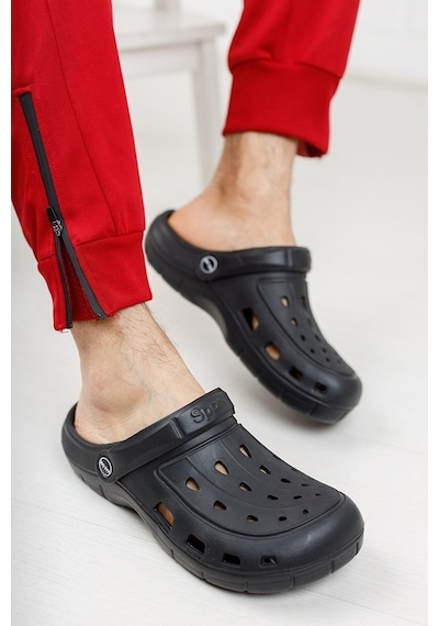 Ayakkabı Ülkesi Unisex Günlük Terlik Sandalet Siyah