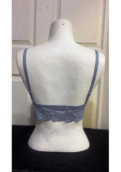 Koza Kadın Desteksiz İpli Soft Bralet Sütyen-gri