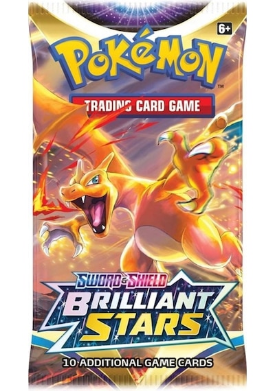 Pokemon Oyun Kartı Tcg Sword&shield Brilliant Stars Booster Pack - 2 Paket 20 Kart