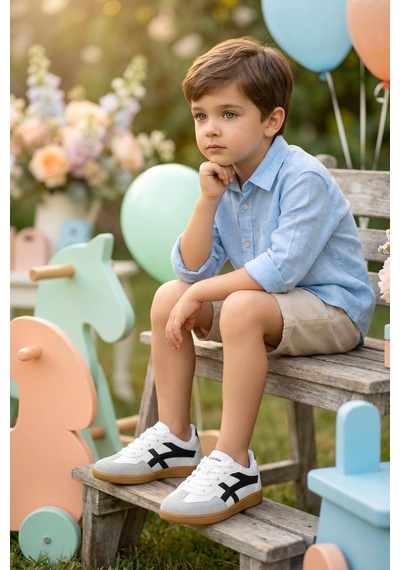 Dark Seer Kids Ds K Ruby Sneaker Günlük Spor Ayakkabı Çocuk Beyaz-siyah