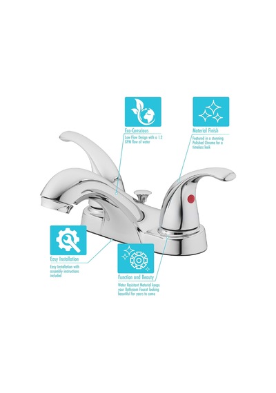 15-b42wp-ch-av İki Saplı Banyo Lavabo Bataryası, Cilalı Krom Diğer 44199568