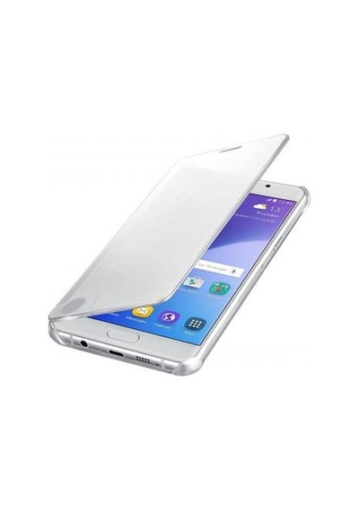 Galaxy A5 2016 A510f İle Uyumlu Clear View Cover Gri Ef-za510csegww