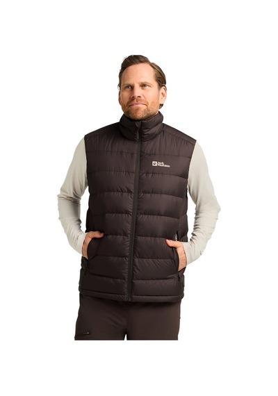 Jack Wolfskin Erkek Ather Down Kahverengi Yelek 1207691 Yeşil