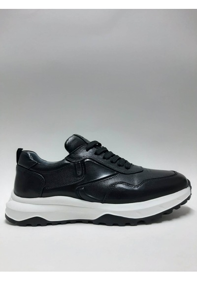 Hidayet Özel Hakiki Deri Siyah Bağcıklı Rahat Hafif Taban Sneaker Erkek Ayakkabı C-85124961 Hidayet Özel Hakiki Deri Siyah Bağcıklı Rahat Hafif Taban Sneaker Erkek Ayakkabı C-85124961