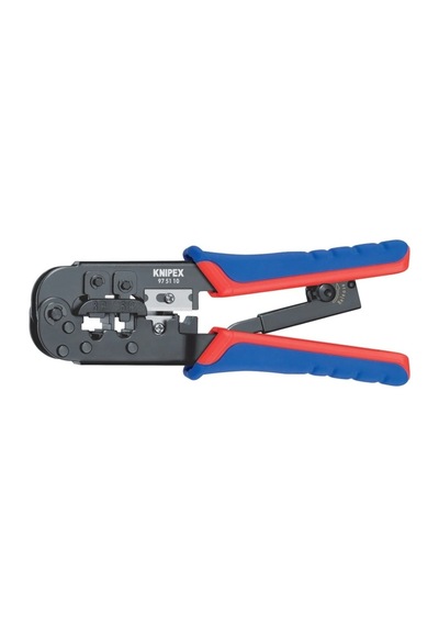 Knipex 97 51 10 Konnektör Sıkma Pensesi 6/8 Pol. Western