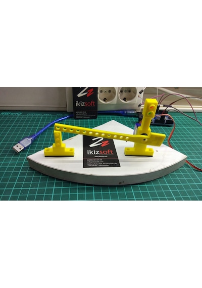 Arduino Bariyer Projesi - 3D Baskı, Servo, Led Ve Direnç Paketi Arduino Dahil